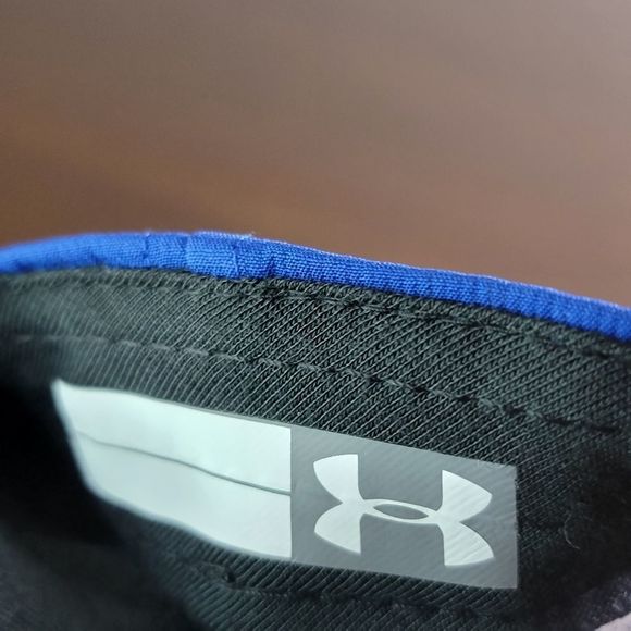 Under Armour UA Curry Flow 9 Baseball Cap Hat Golden State Warriors Blue Gold - Picture 8 of 10